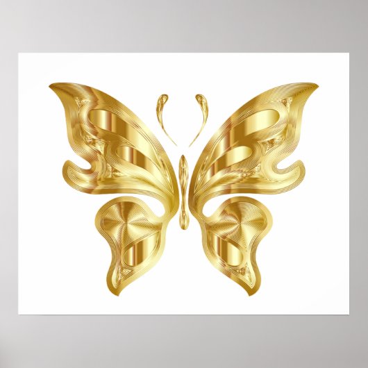 GOLDEN BUTTERFLY POSTER (Voorkant)