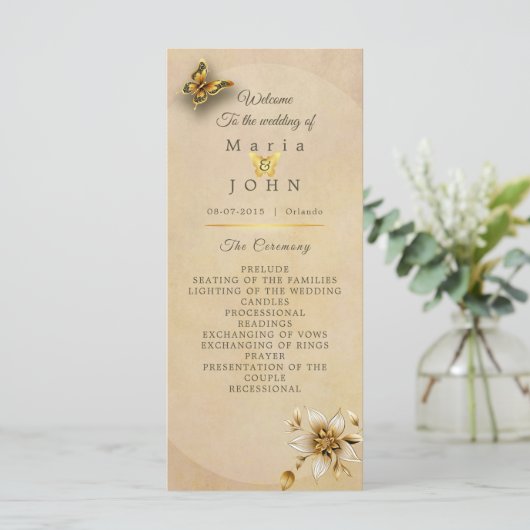 Golden Butterfly-programma (Staand voorkant)