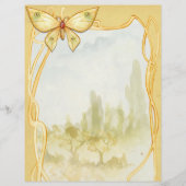 Golden Butterfly Spell Page Flyer (Voorkant)