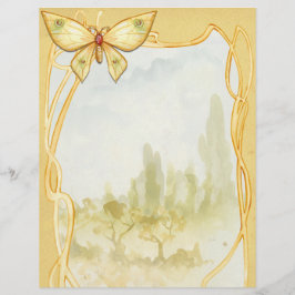 Golden Butterfly Spell Page Flyer