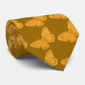 Golden Butterfly Stropdas (Opgerold)