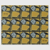 Golden- Cadeaupapier (Vlak)