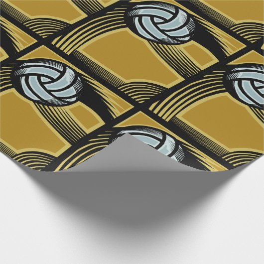 Golden- Cadeaupapier (Hoek)