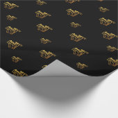 Golden Cadeaus wrapppapier Cadeaupapier (Hoek)