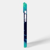 GOLDEN CADUCEUS VETERINAIR SYMBOOL / Blauwgroen bl Case-Mate iPhone Case (Achterkant / Links)