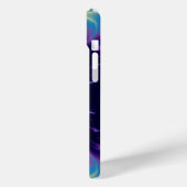 GOLDEN CADUCEUS VETERINAIR SYMBOOL / Paars blauw Case-Mate iPhone Case (Achterkant / Links)