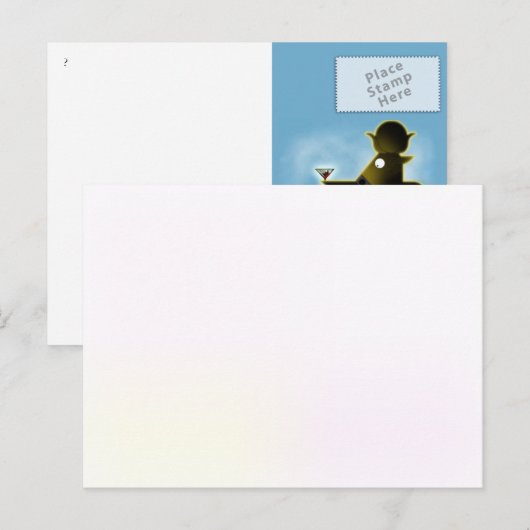 Golden Cafe Photo Briefkaart (4x3) (Voorkant / Achterkant)