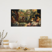 Golden Calf - Jacopo Tintoretto Fine Art Poster (Keuken)