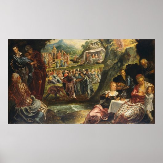 Golden Calf - Jacopo Tintoretto Fine Art Poster (Voorkant)