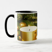 Golden Candles Kerstvakantie Mok (Links)