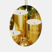 Golden Candles Kerstvakantie Ornament (Rechts)