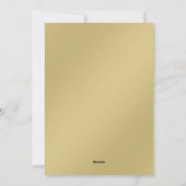 Golden Candles Vakantie Kerst Kaart (Achterkant)