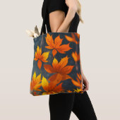 Golden Canopy: Oranje herfstbladeren Tote Bag