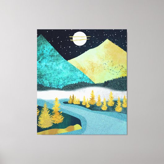 Golden Canvas Afdruk (Voorkant)