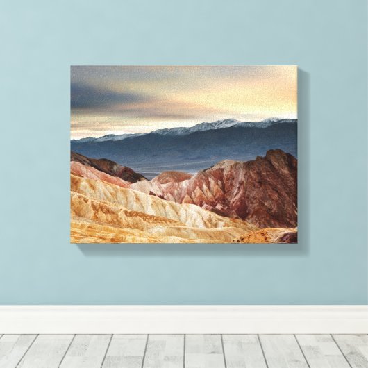 Golden Canyon at Canvas Afdruk (Insitu (Houten vloer))