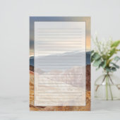 Golden Canyon op Sunset Briefpapier (Staand voorkant)