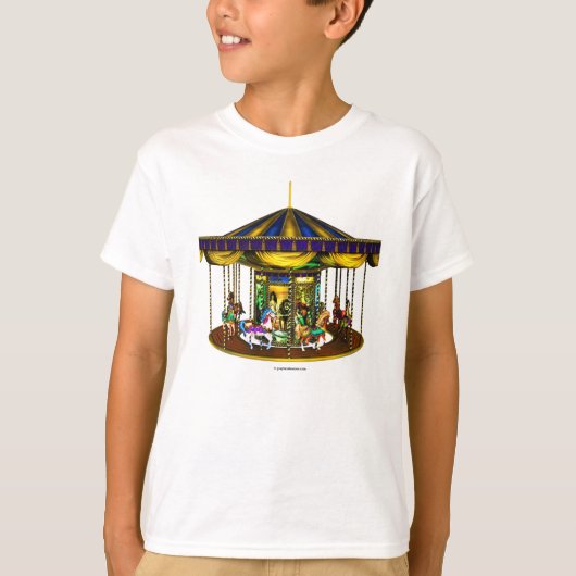 Golden Carousel Kind T-shirt (Voorkant)