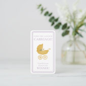 Golden Carriage Scratch-Off Game | Lavender Winner Visitekaartje (Staand voorkant)