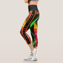 Golden Cascade: Abstract gloeiend vloeibaar Neon P