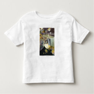 Golden Cascade en Natural Bridge Uitzicht Kinder Shirts