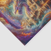 Golden Castle Dragon Decoupage Papier | mystiek (Detail)