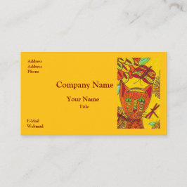 Golden Cat Business Cards Visitekaartje