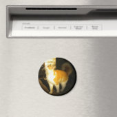 Golden Cat Magnet (Insitu (Vaatwasser))