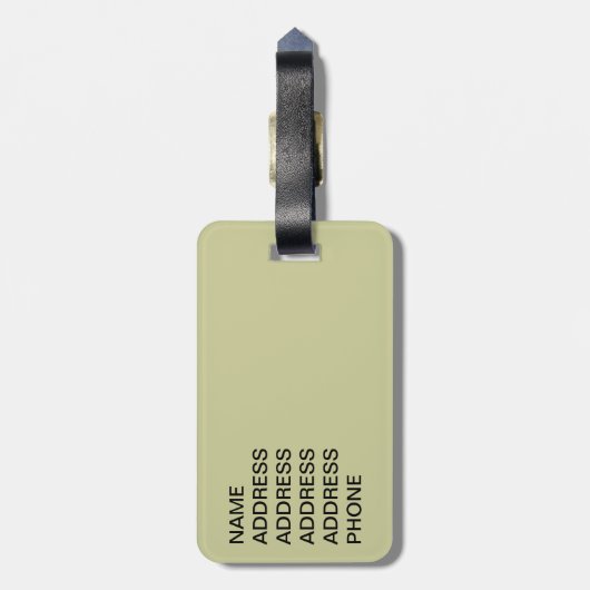 Golden Cats Bagagelabel (Achterkant verticaal)