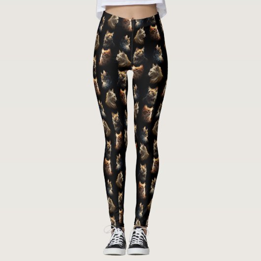 Golden Cats Leggings (Voorkant)