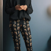 Golden Cats Leggings