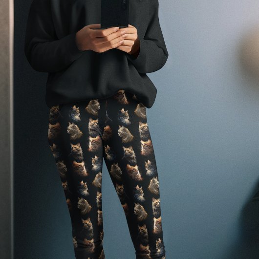Golden Cats Leggings