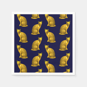 Golden Cats Servetten
