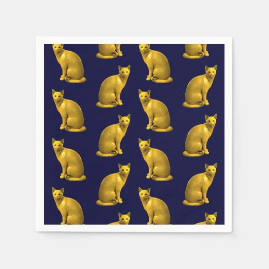 Golden Cats Servetten (Voorkant)