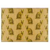Golden Cats Snijplank (Voorkant)