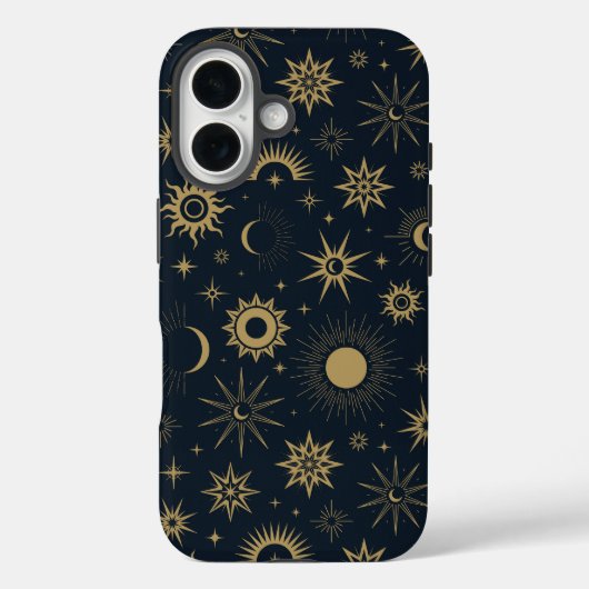 Golden Celestial Burst Case-Mate iPhone Case (Achterkant)