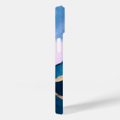 Golden Celestial Peaks Waterverf Case-Mate iPhone Case (Achterkant / Rechts)