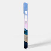Golden Celestial Peaks Waterverf Case-Mate iPhone Case (Achterkant / Links)