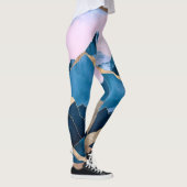 Golden Celestial Peaks Waterverf Leggings (Rechts)
