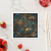 Golden Celestial Star Map Servet (Insitu)