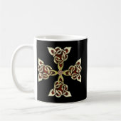 Golden Celtic Cross Mok (Links)