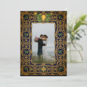 Golden Celtic Knot Bedankkaart (Staand voorkant)