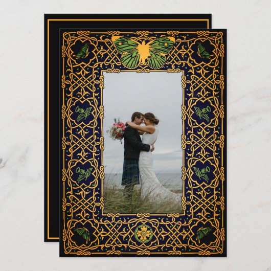 Golden Celtic Knot Kaart (Voorkant / Achterkant)