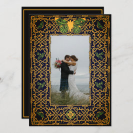 Golden Celtic Knot Kaart