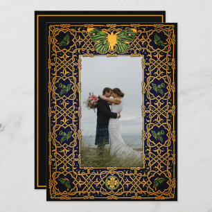 Golden Celtic Knot Kaart