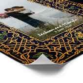 Golden Celtic Knot Lijst Poster (Hoek)