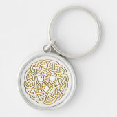 Golden Celtic Knot Sleutelhanger (Voorkant)