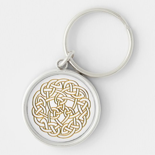 Golden Celtic Knot Sleutelhanger (Voorkant)
