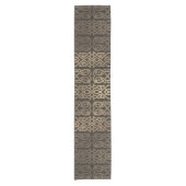 Golden Celtic Pattern op houten textuur Korte Tafelloper (Voorkant)