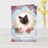 Golden Ceremonial Summer Roos Kat Kaart (Gele Bloem)