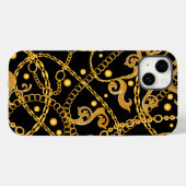 Golden chain Classy Case-Mate iPhone Case (Achterkant (horizontaal))